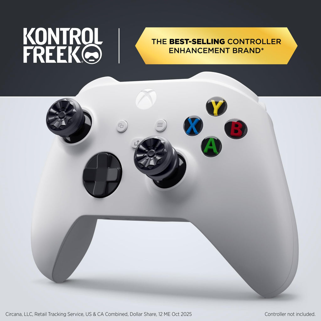KontrolFreek FPS Freek Galaxy Black for Xbox One and Xbox Series X Controller | 2 Performance Thumbsticks | 1 High-Rise, 1 Mid-Rise | Black (Limited Edition) - Flex Gamingproduct_type