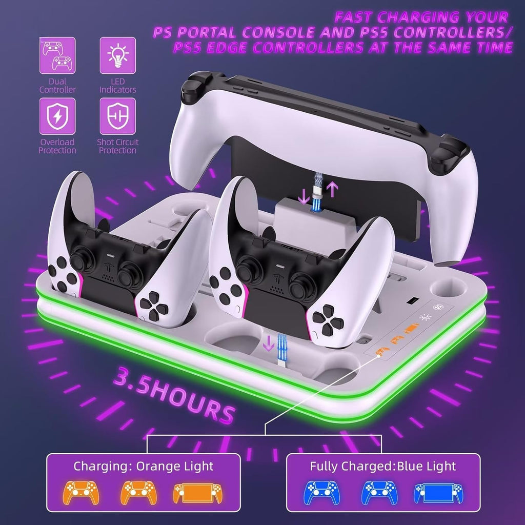 Elevate Your Gameplay with Our Ultimate PS5 Charger Dock with Cooling Fan - Flex Gamingproduct_type