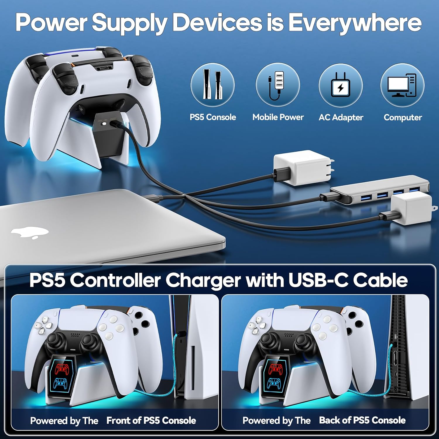 Effortless Charging with the Best PS5 Controller Charging Station - Flex Gamingproduct_type