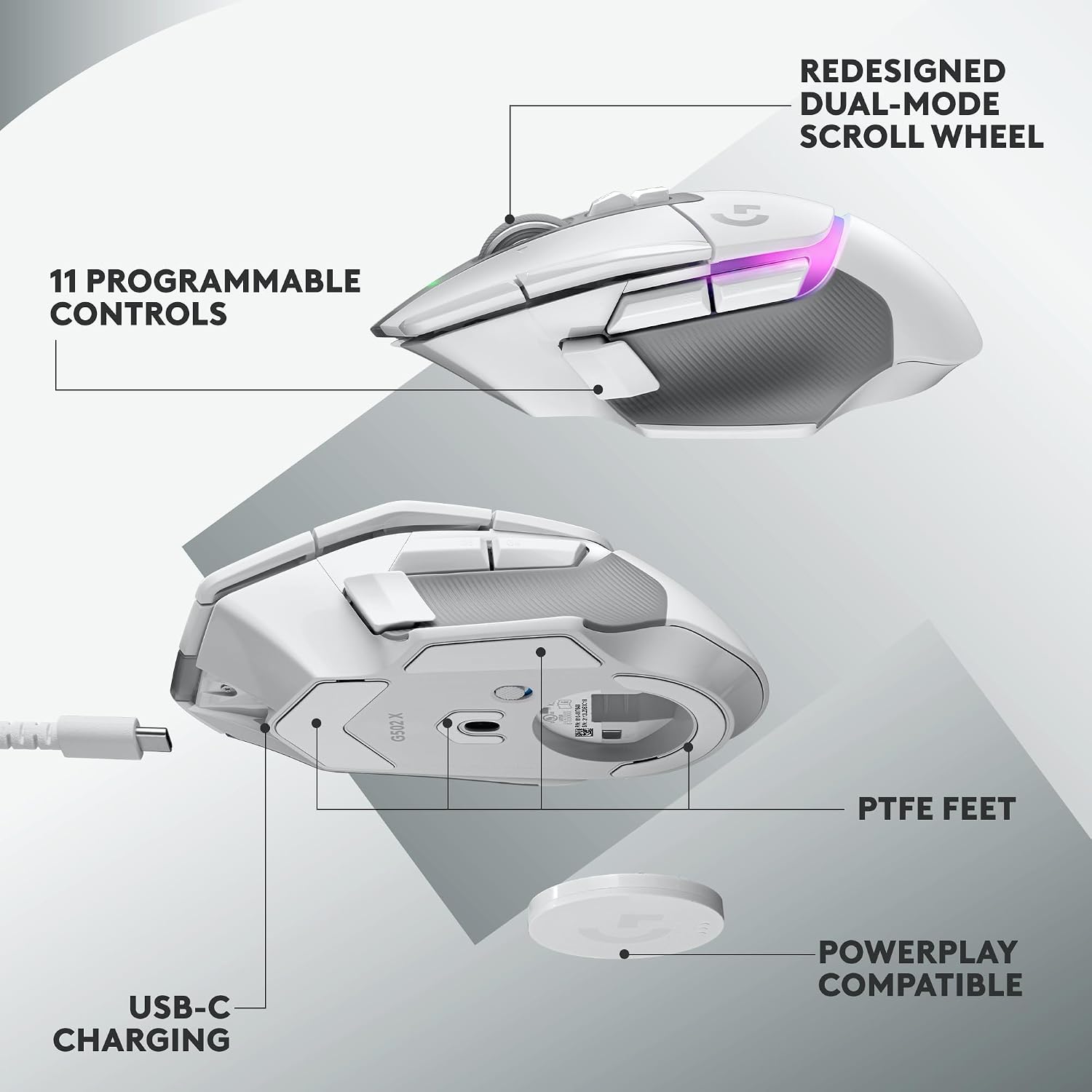 Logitech G502 X Plus Lightspeed Wireless Gaming Mouse + G733 Lightspeed Wireless Gaming Headset - Black - Flex Gamingproduct_type