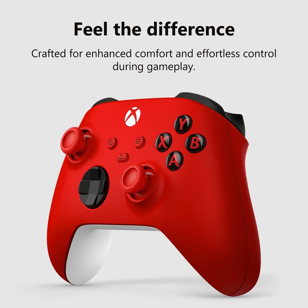 XBOX Wireless Gaming Controller | Pulse Red | Console, PC, & Cloud Devices | Textured Grip | Wireless, Bluetooth, USB-C Connectivity - Flex Gamingproduct_type