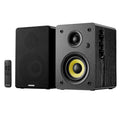 Sanyun SW208 3" Active Bluetooth 5.0 Bookshelf Speakers – 60W Carbon Fiber Speaker Unit - Built-in 24bit DAC - Dynamic 3D Surround Sound – 2.0 Computer PC Monitor Gaming Speakers (Pair, Black) - Flex Gamingproduct_type
