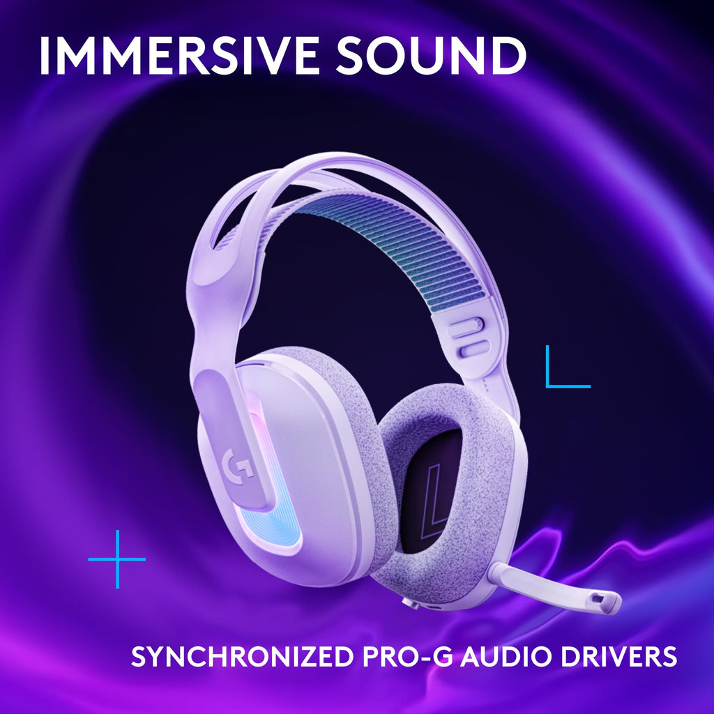 Logitech G522 Lightspeed Wireless Gaming Headset, Full-Band Mic, Advanced Audio, Tri-Connect (Lightspeed, Bluetooth, USB A to C), LIGHTSYNC RGB, for PC & Nintendo Switch/Switch 2 – Black - Flex Gamingproduct_type