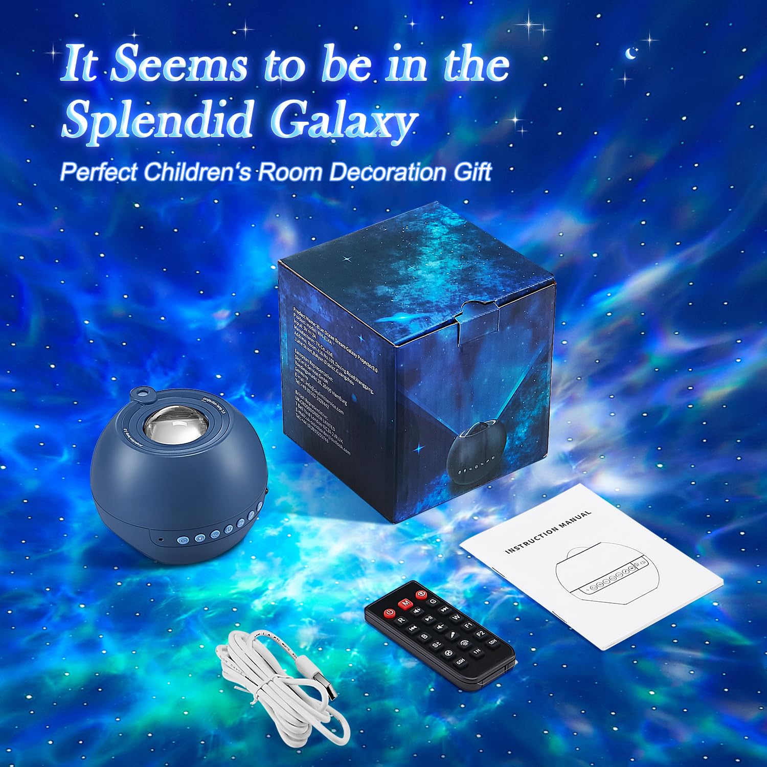 One Fire 360 Game Lights Galaxy Projector Gaming Accessories Gaming Room Decor Green Star Bluetooth Speaker+15 White Noise Man Cave Accessories Cool Gifts for Men Birthday Gift Cool Stuff for Teen Boy - Flex Gamingproduct_type