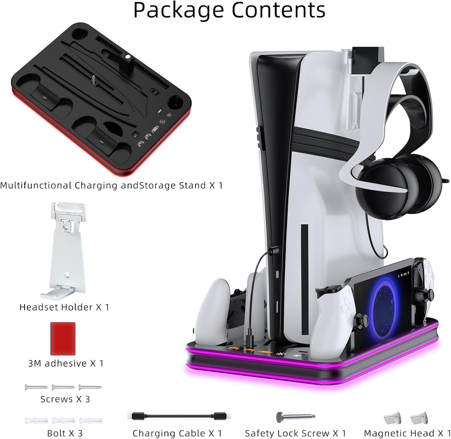 Elevate Your Gameplay with Our Ultimate PS5 Charger Dock with Cooling Fan - Flex Gamingproduct_type