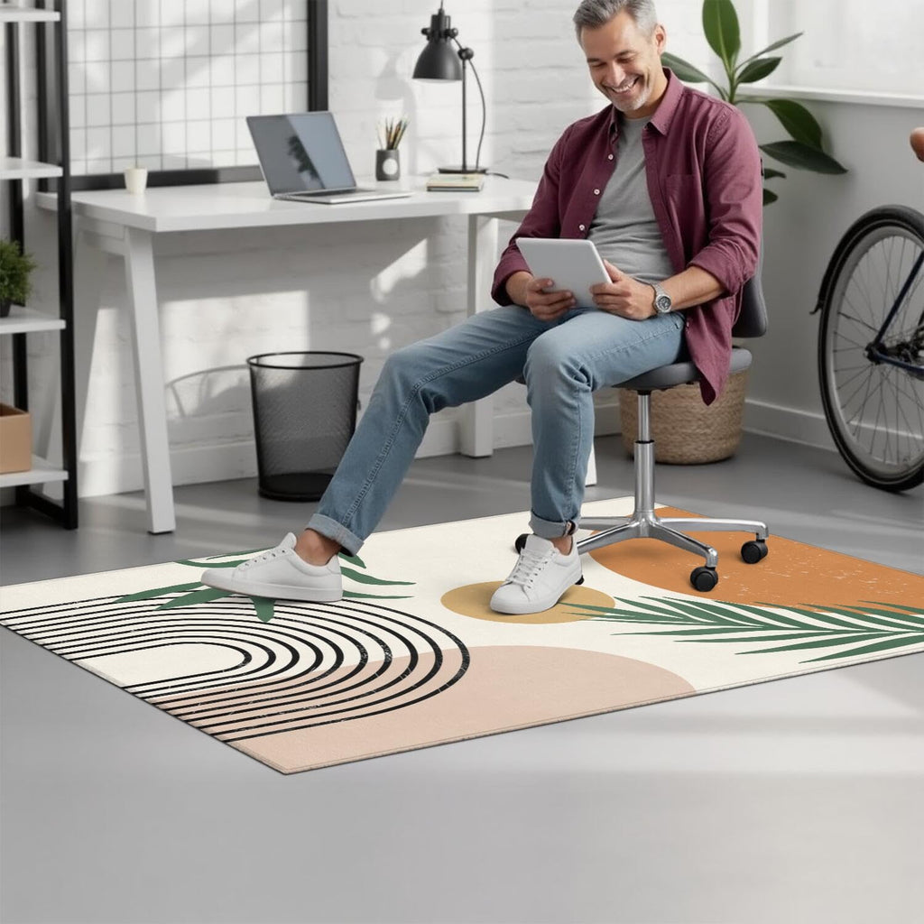 Gaming Chair Mat for Carpet Hardwood Tile Floor,36"x48" Gamer Rugs for Game Room, Under Desk Non Slip Gamer Rug,Low-Pile Game Room Rug,Rubber Backing Large Gaming Chair Floor Mat,Green Honeycomb - Flex Gamingproduct_type