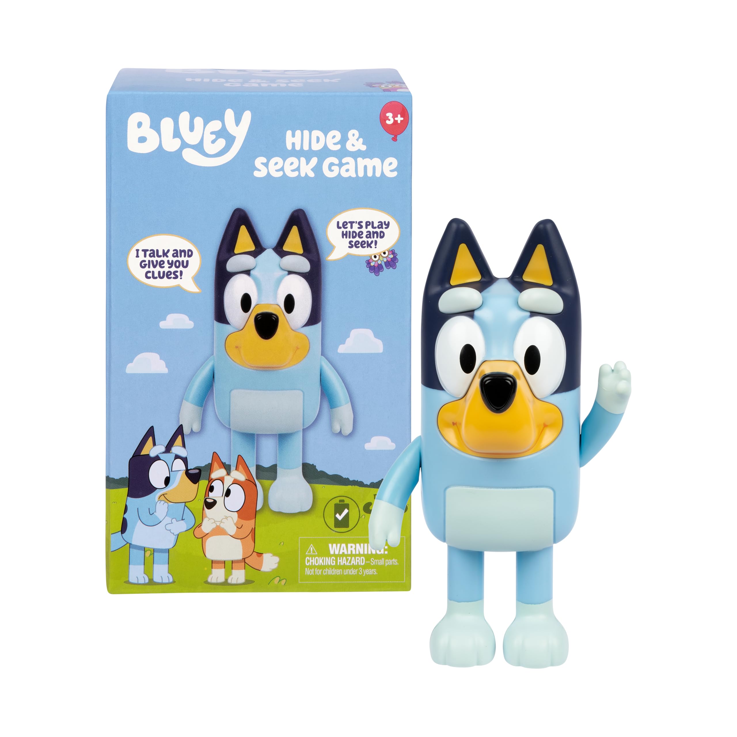 Bluey Game Hide and Seek Figure, Articulated, Musical Kids Figurines with Dance Mode, Interactive Play Toddler Figurine Toys for Ages 3+ - Flex Gamingproduct_type