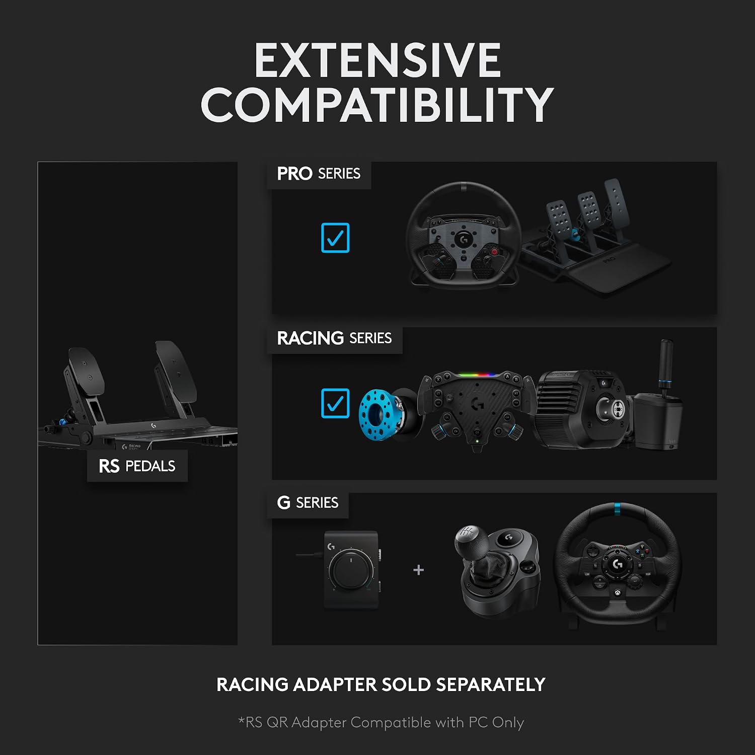 Logitech G RS50 System for PlayStation/PC - Flex Gamingproduct_type