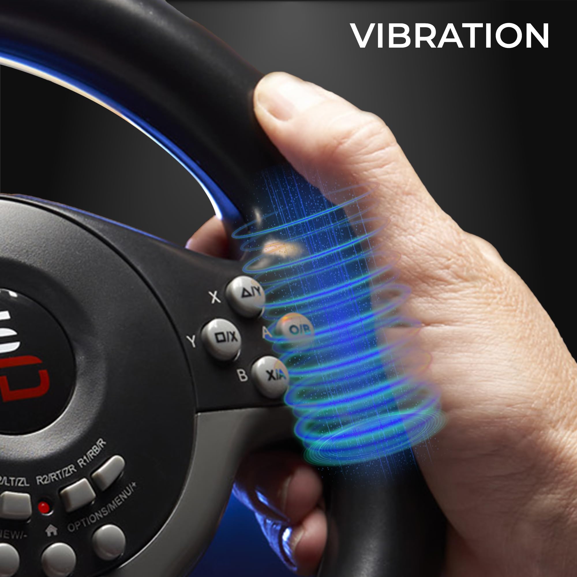 SUBSONIC - Superdrive SV250 Racing Wheel Switch 2/Switch PS4 PC Xbox Series | Steering Wheel with Pedals and Paddles - Vibration - 3 Sensitivity Modes - Diameter 22 cm, Rotation 180° - Flex Gamingproduct_type