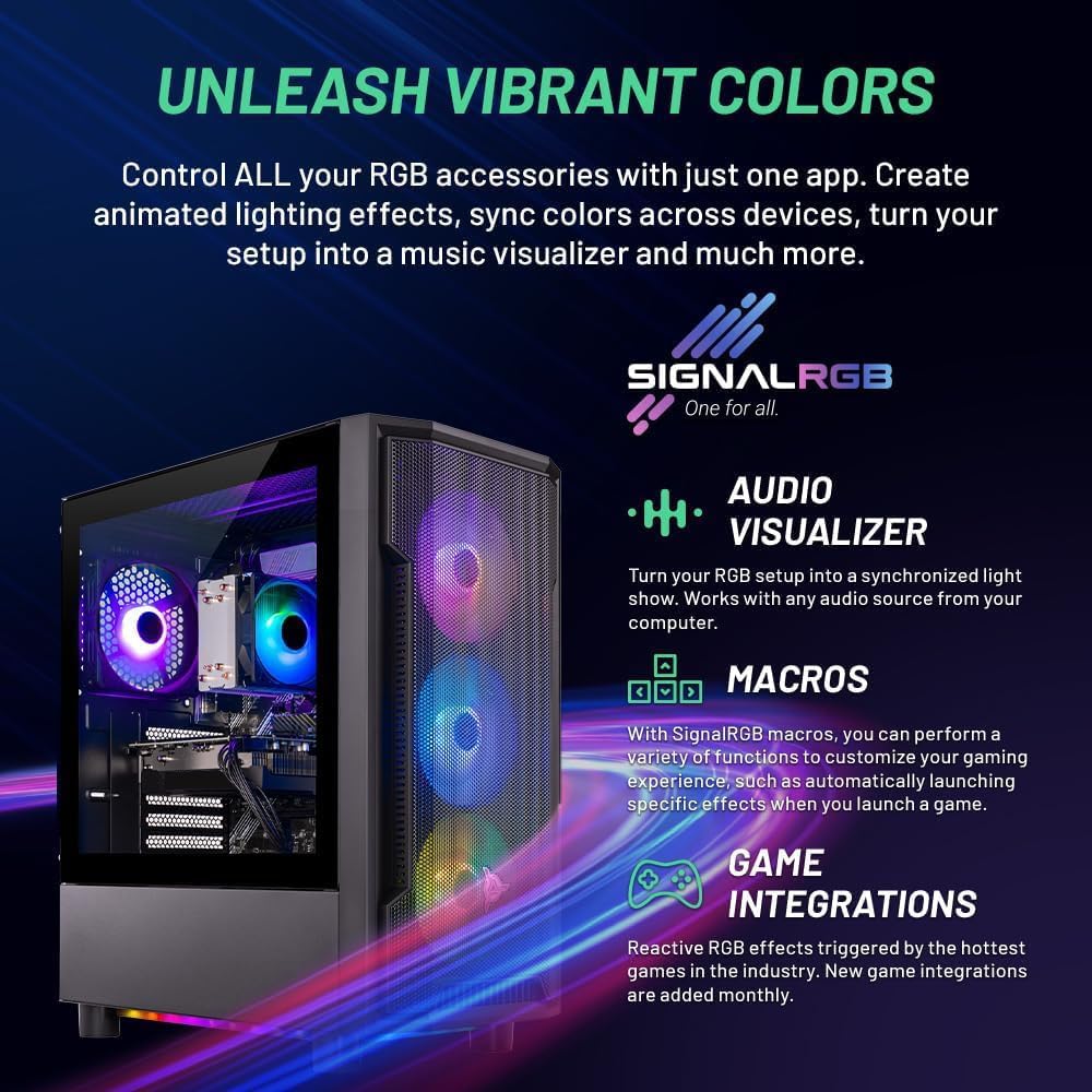 Skytech Gaming Archangel 5 Gaming PC, AMD Ryzen 7 7700 3.8GHz, NVIDIA RTX 5060, 1TB NVMe SSD, 32GB DDR5 RAM 6000, 750W Gold PSU, Wi-Fi, Win 11, Desktop