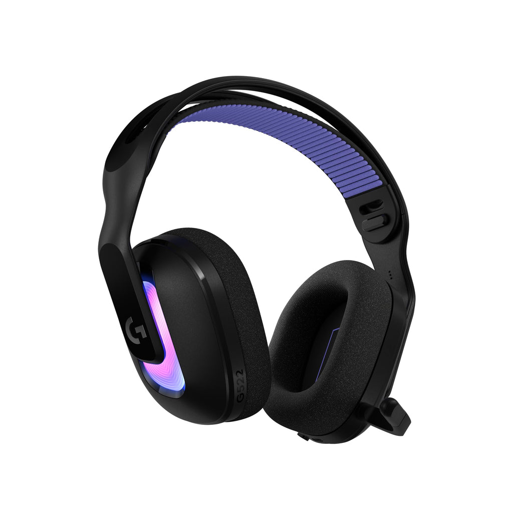 Logitech G522 Lightspeed Wireless Gaming Headset, Full-Band Mic, Advanced Audio, Tri-Connect (Lightspeed, Bluetooth, USB A to C), LIGHTSYNC RGB, for PC & Nintendo Switch/Switch 2 – Black - Flex Gamingproduct_type