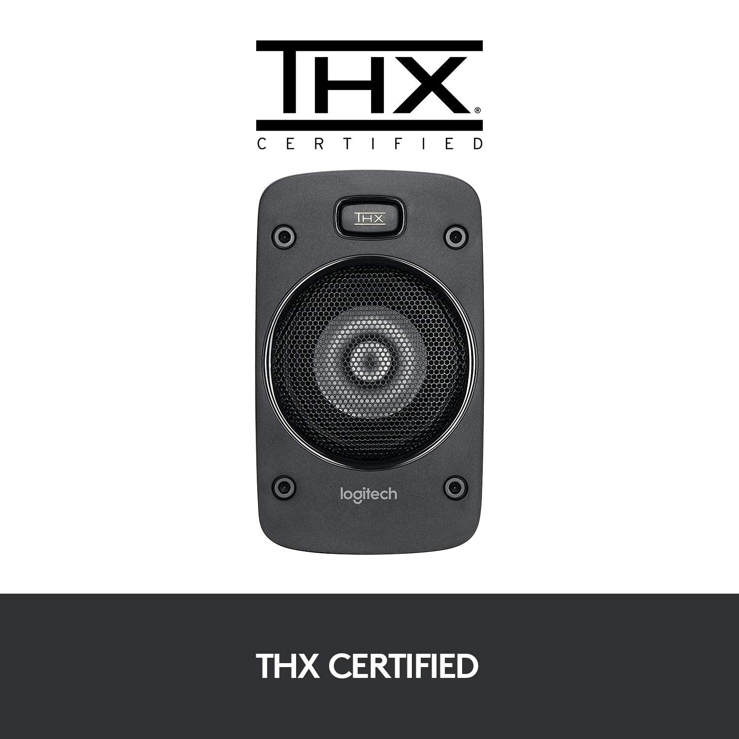 Logitech Z906 5.1 Surround Sound Speaker System - THX, Dolby Digital and DTS Digital Certified - Black - Flex Gamingproduct_type