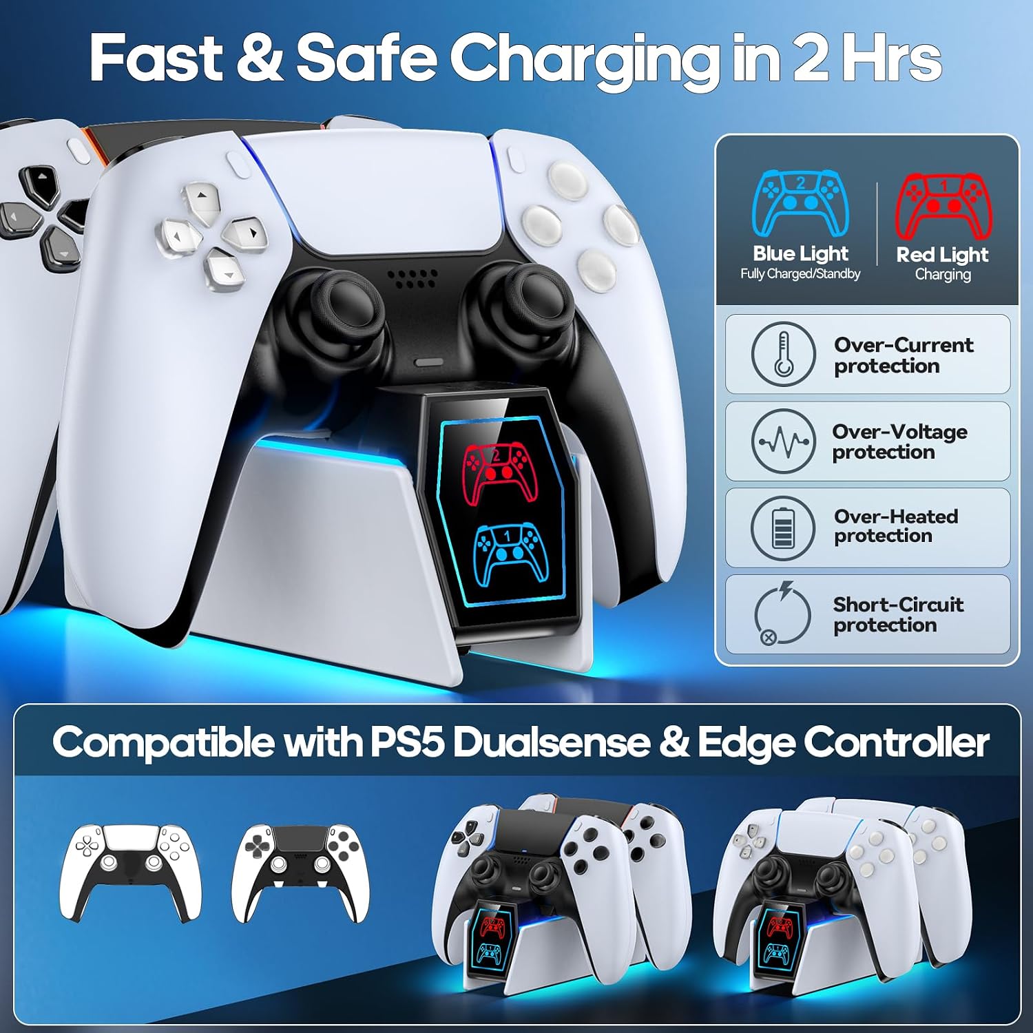 Effortless Charging with the Best PS5 Controller Charging Station - Flex Gamingproduct_type