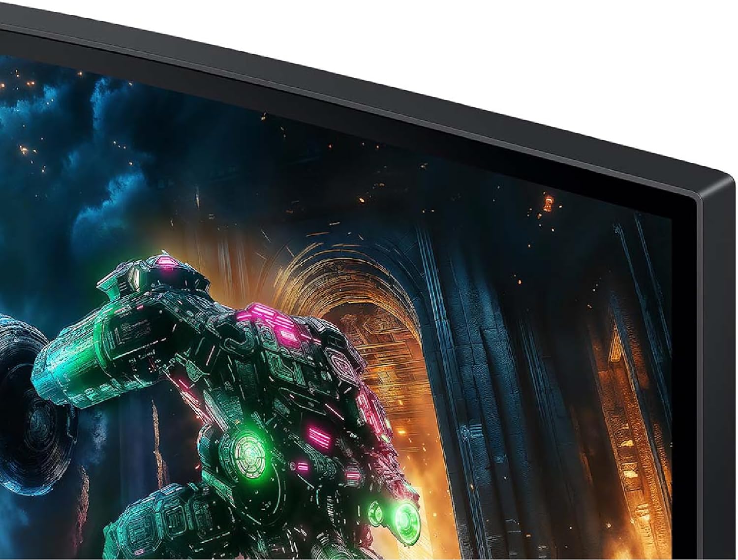 Samsung 40” Odyssey G7 (G75F) WUHD Resolution, 180Hz, Curved Gaming Monitor, 1ms Response Time (GtG), VESA DisplayHDR™ 600, AMD FreeSync™ Premium Pro, LS40FG75DENXZA, 2025 - Flex Gamingproduct_type