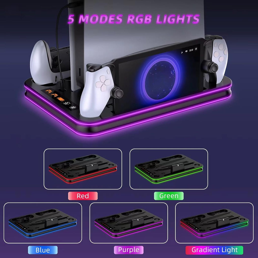 Elevate Your Gameplay with Our Ultimate PS5 Charger Dock with Cooling Fan - Flex Gamingproduct_type