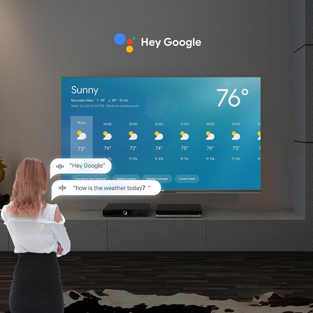 SKYWORTH 55" X8700G MagicSound Google TV, 144Hz UHD QD-Mini LED, 2.1.2 Sound, Built-in Subwoofer, Dolby Vision+Atmos, Gaming TV, Find-My Remote