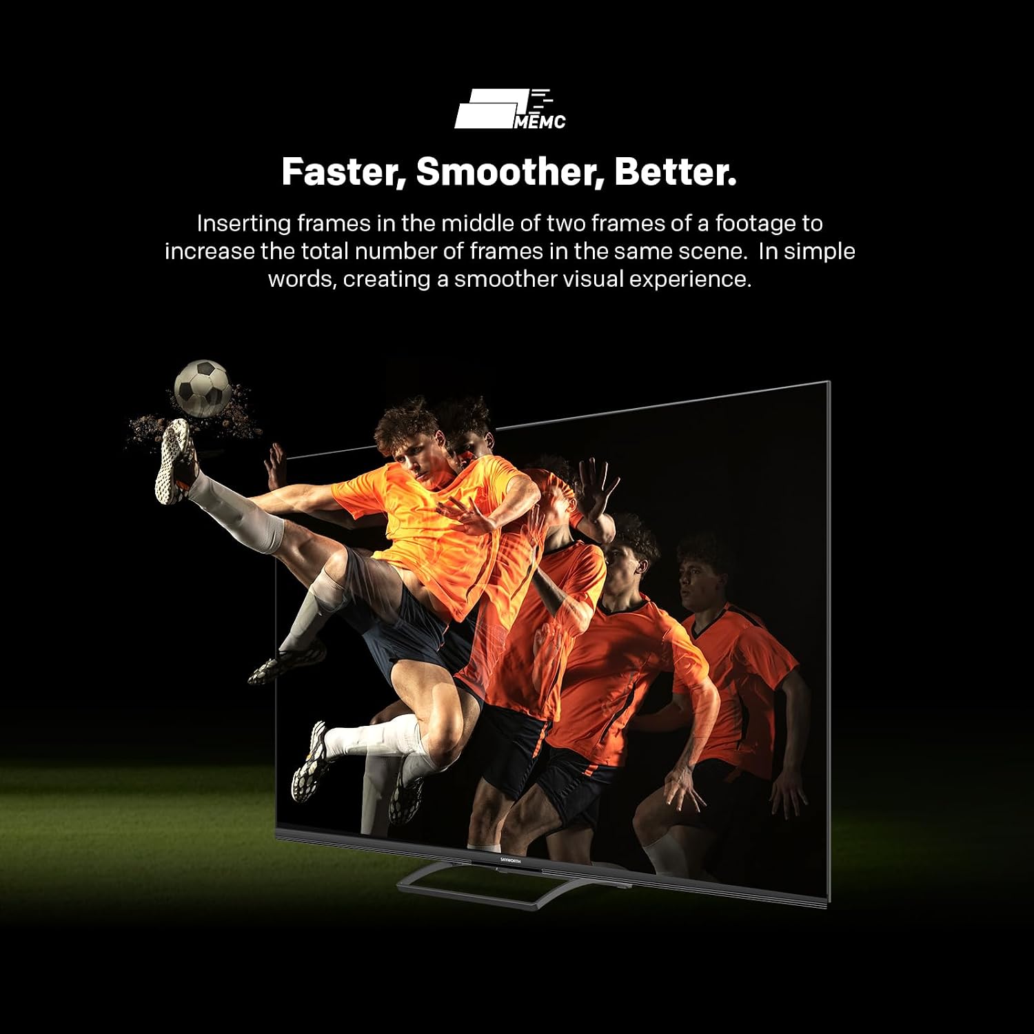SKYWORTH 55" X8700G MagicSound Google TV, 144Hz UHD QD-Mini LED, 2.1.2 Sound, Built-in Subwoofer, Dolby Vision+Atmos, Gaming TV, Find-My Remote