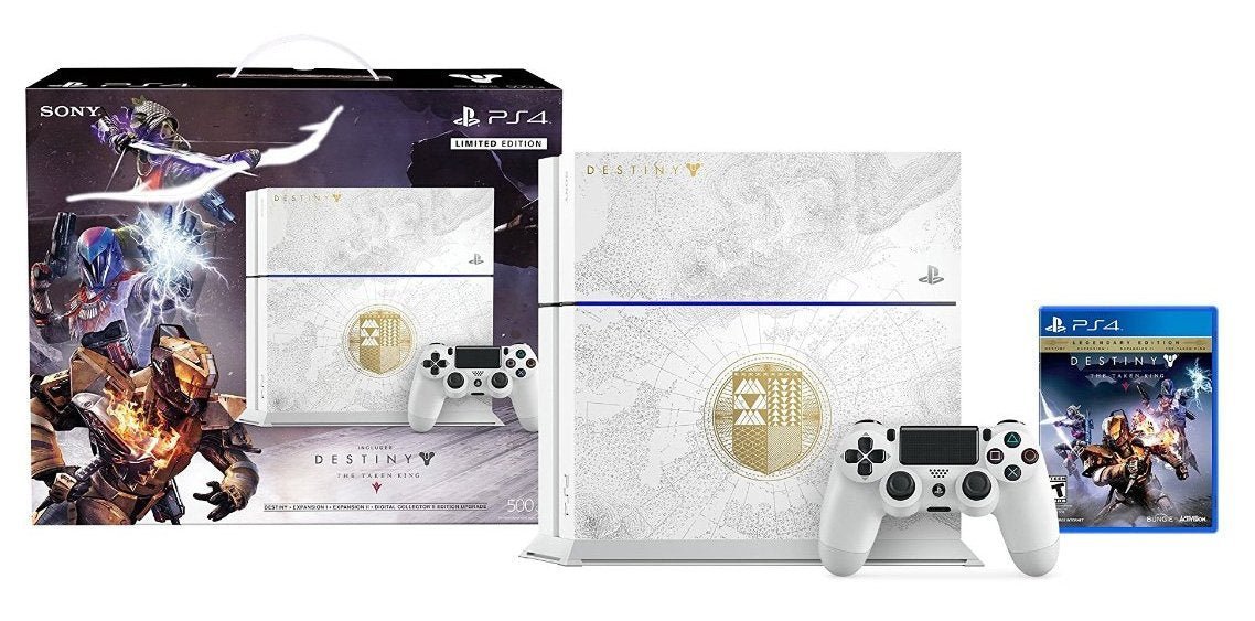 PlayStation 4 500GB Limited Edition Console - Destiny: The Taken King Bundle [Discontinued] (Renewed) - Flex Gamingproduct_type