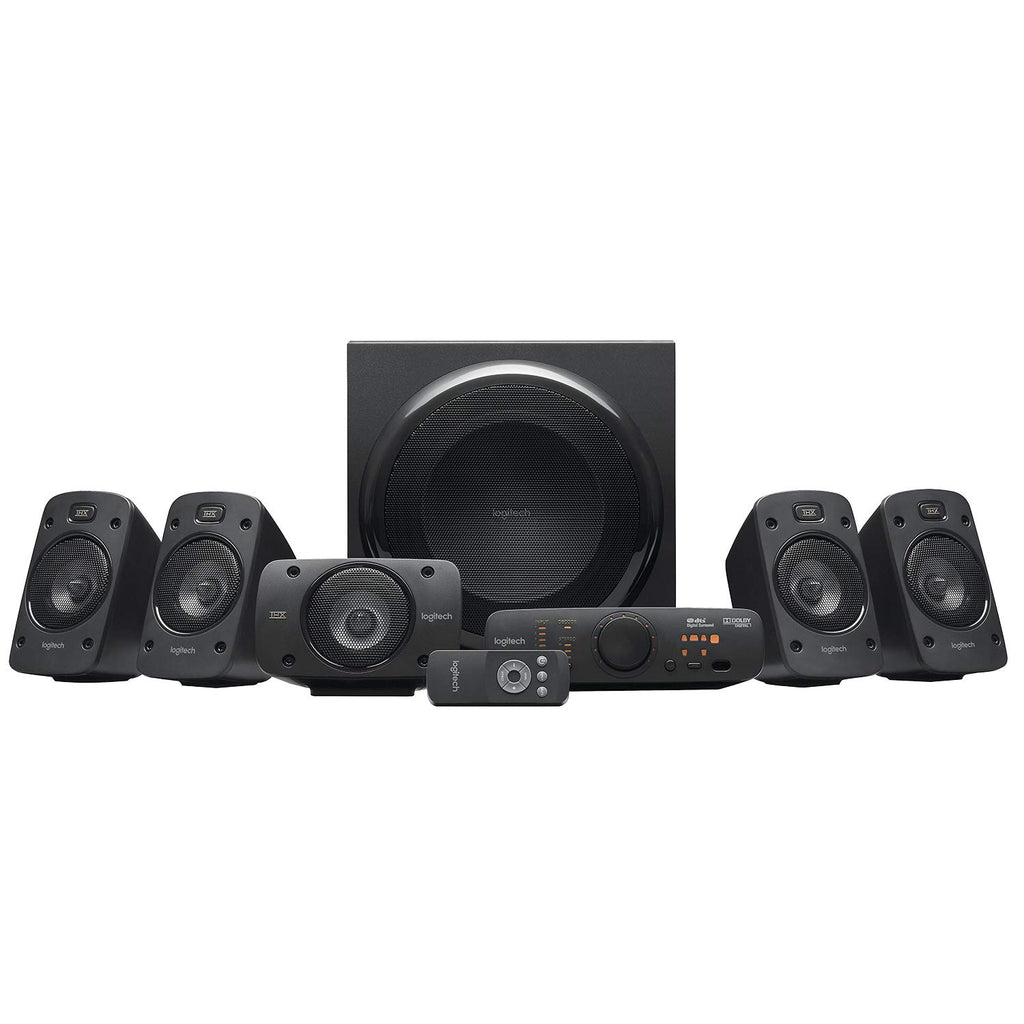 Logitech Z906 5.1 Surround Sound Speaker System - THX, Dolby Digital and DTS Digital Certified - Black - Flex Gamingproduct_type