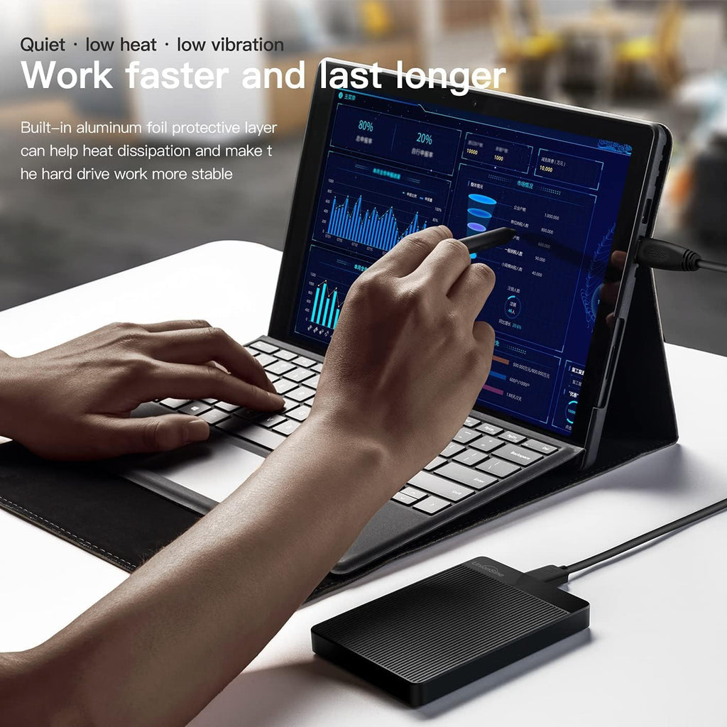 UnionSine 1TB Ultra Slim Portable External Hard Drive HDD-USB 3.0 for PC, Mac, Laptop, PS4, Xbox one, Xbox 360-HD2510(Blue) - Flex Gamingproduct_type