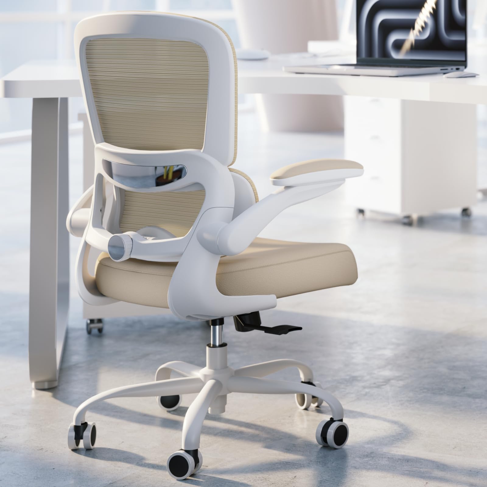 TRALT Office Chair Ergonomic Desk Chair, 330 LBS Home Mesh Office Desk Chairs with Wheels, Comfortable Gaming Chairs (1, Black) - Flex Gamingproduct_type