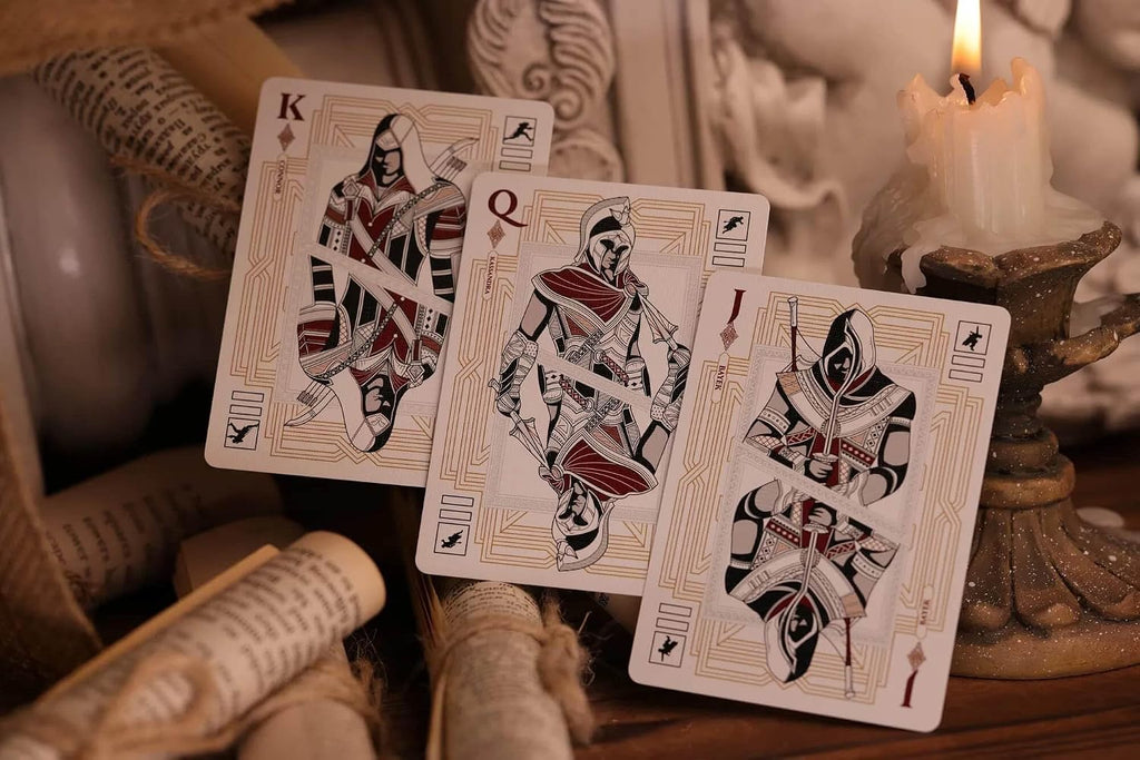 Unlock Adventure with Assassin's Creed Playing Cards: Hidden Blade Deck - Luxury Poker Deck for Adult Collectors - Flex Gamingproduct_type