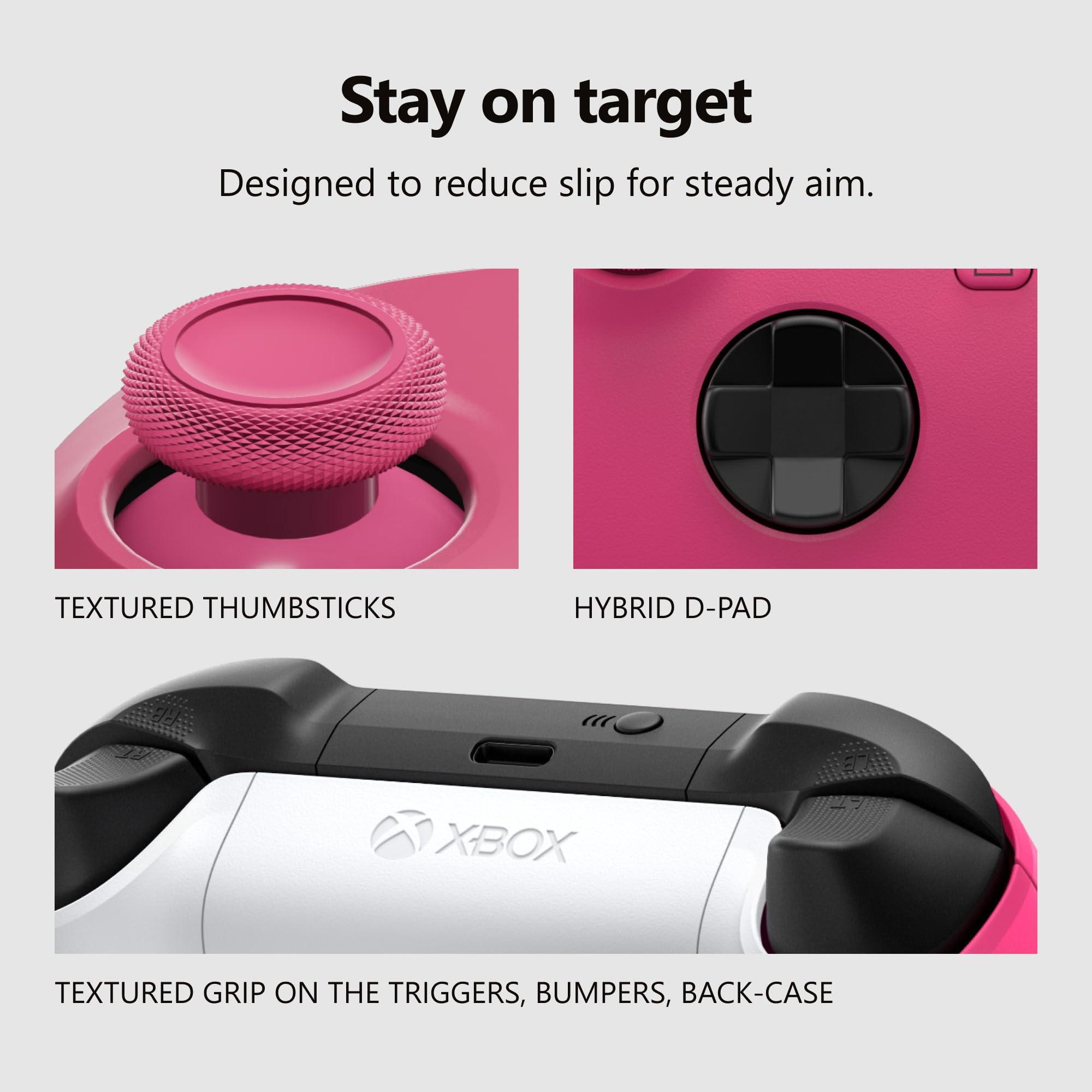 XBOX Wireless Gaming Controller | Pulse Red | Console, PC, & Cloud Devices | Textured Grip | Wireless, Bluetooth, USB-C Connectivity - Flex Gamingproduct_type