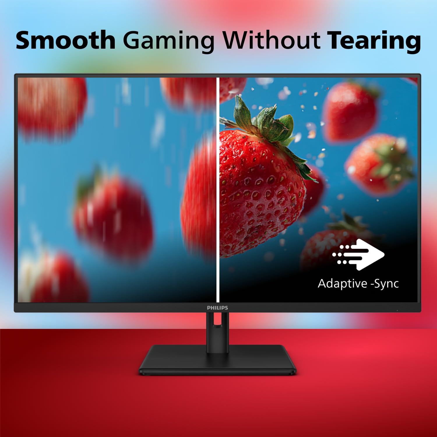 Philips 24 inch 100Hz Computer Monitor, Frameless Full HD (1920 x 1080), VESA, HDMI x1, VGA Port x1, Eye Care, 4 Year Advance Replacement Warranty, 241V8LB - Flex Gamingproduct_type