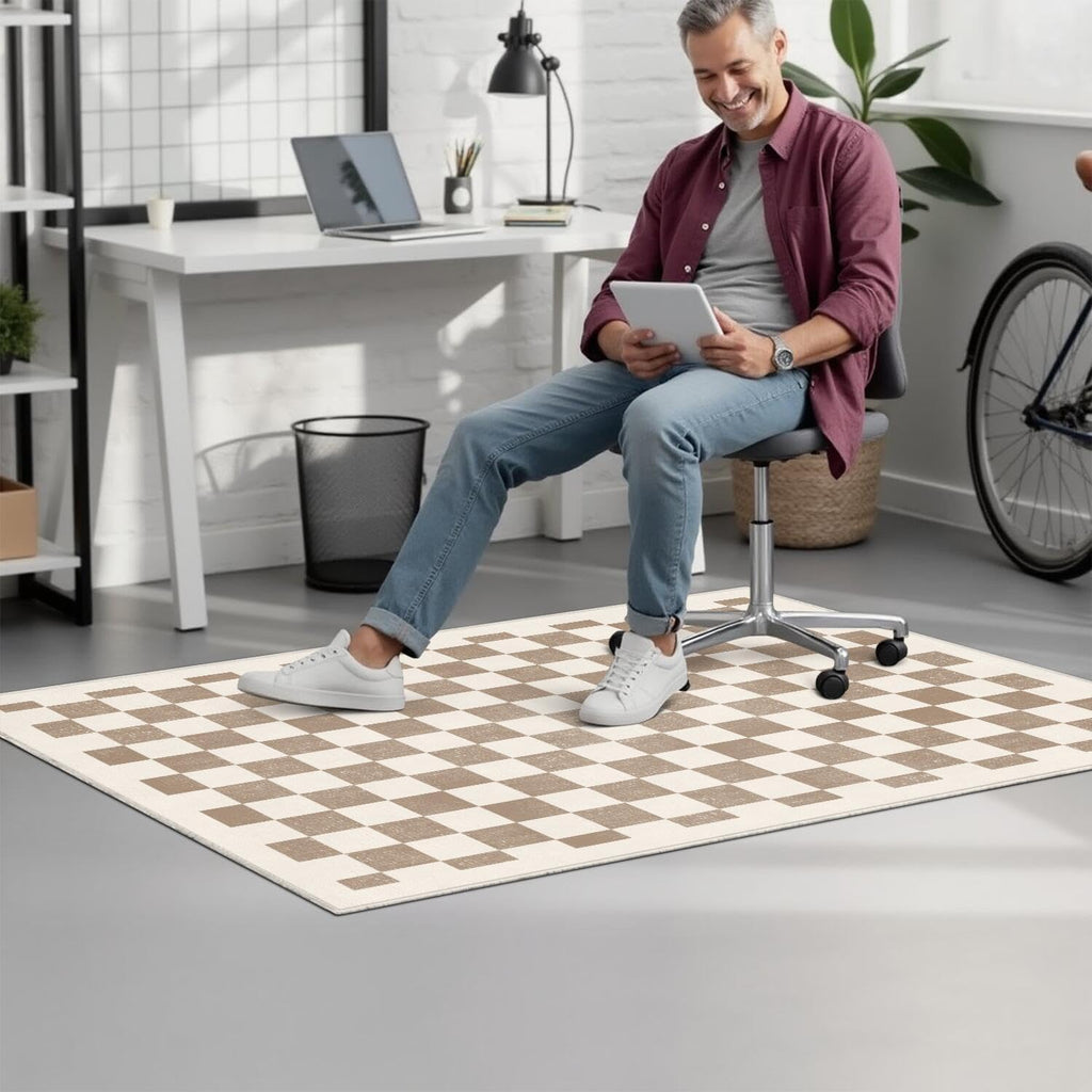 Gaming Chair Mat for Carpet Hardwood Tile Floor,36"x48" Gamer Rugs for Game Room, Under Desk Non Slip Gamer Rug,Low-Pile Game Room Rug,Rubber Backing Large Gaming Chair Floor Mat,Green Honeycomb - Flex Gamingproduct_type