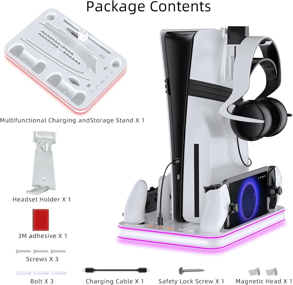 Elevate Your Gameplay with Our Ultimate PS5 Charger Dock with Cooling Fan - Flex Gamingproduct_type