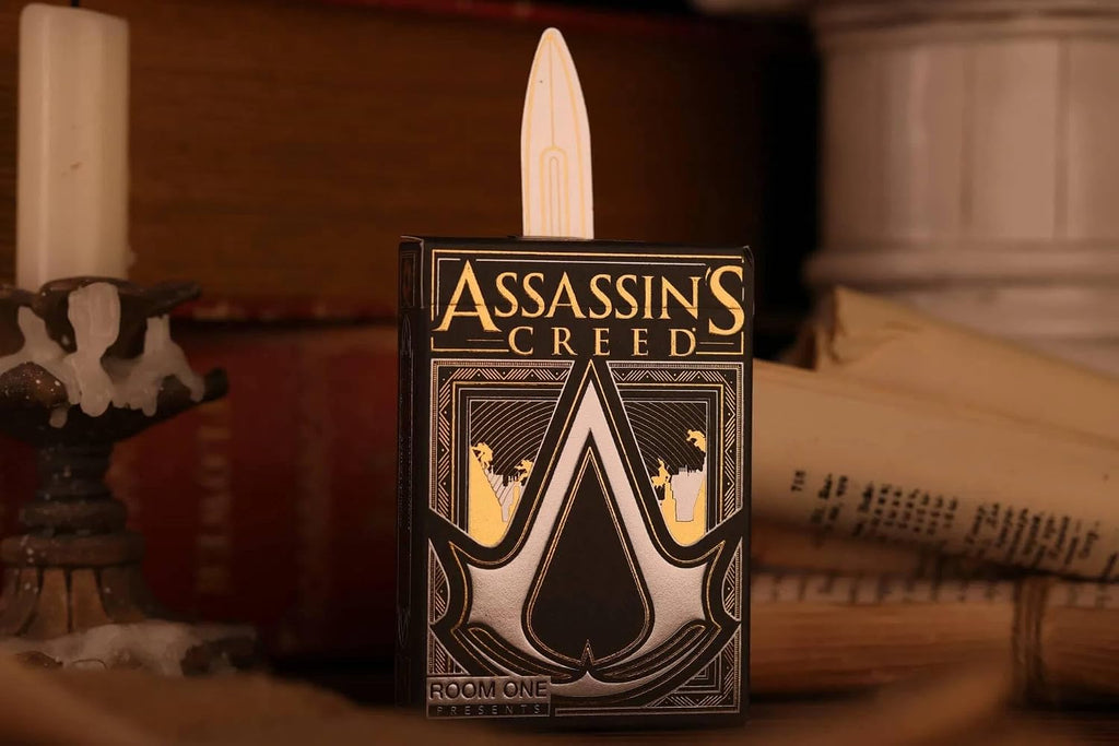 Unlock Adventure with Assassin's Creed Playing Cards: Hidden Blade Deck - Luxury Poker Deck for Adult Collectors - Flex Gamingproduct_type