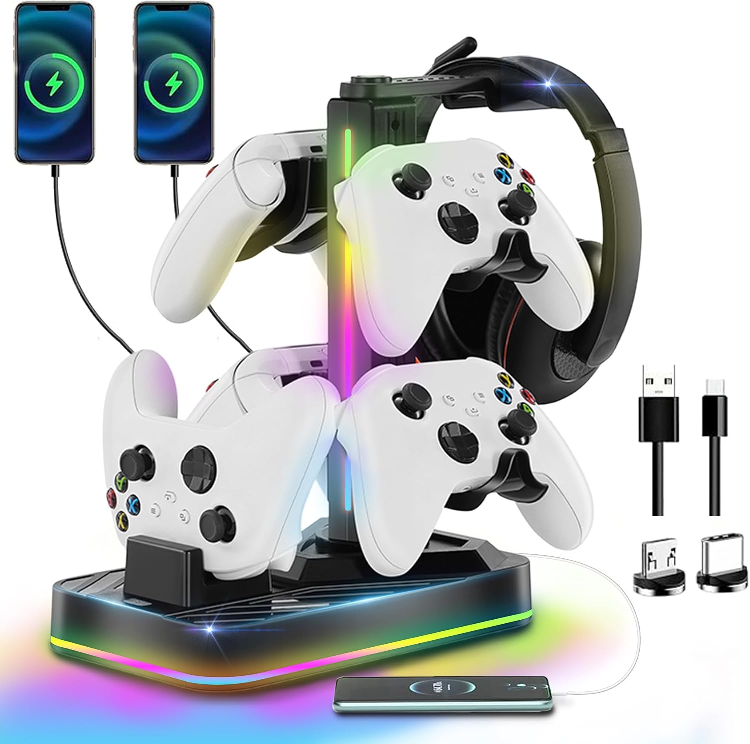 Ultimate Xbox Controller Charger with Headphone Stand - Enhance Your Gaming Experience - Flex Gamingproduct_type