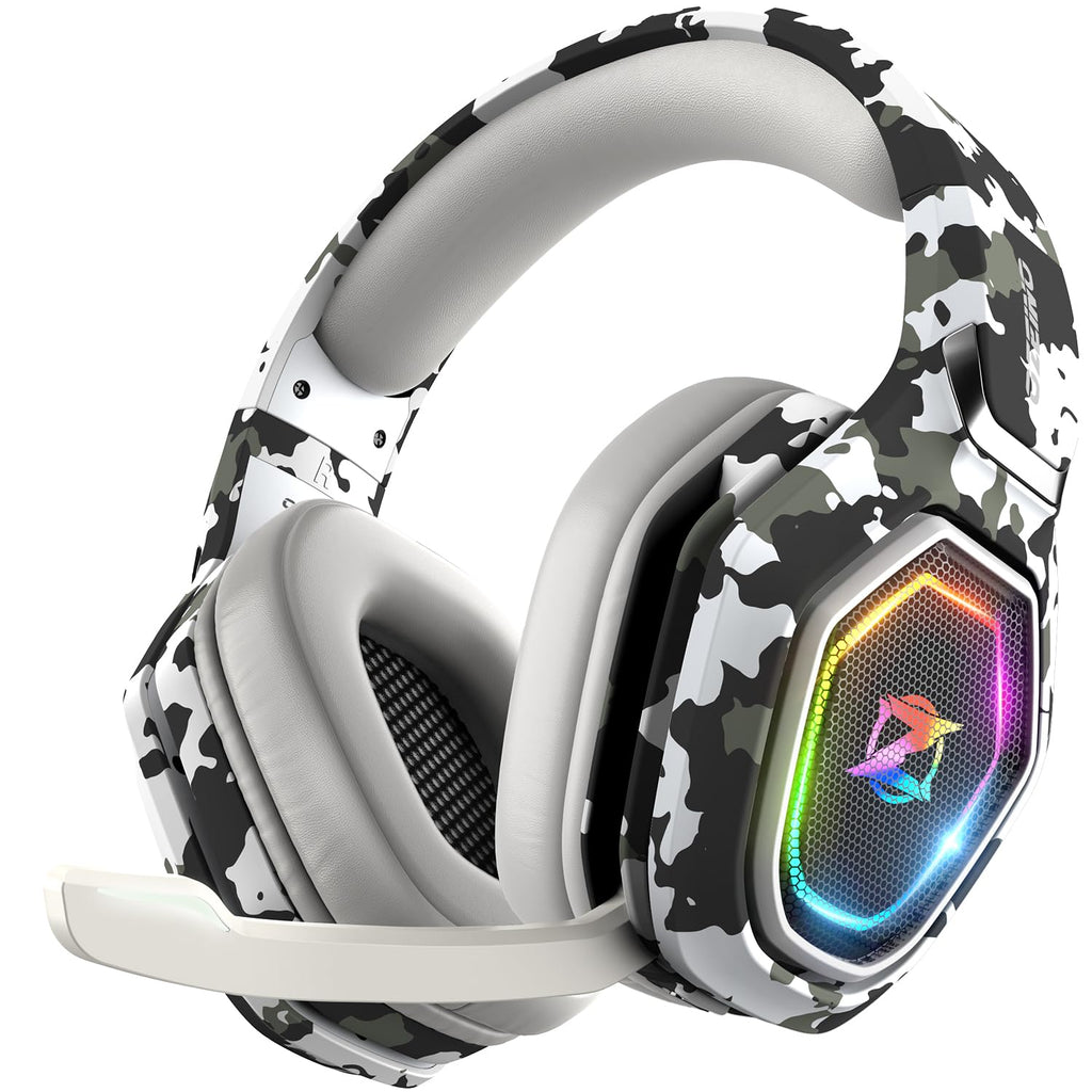 Ozeino 2.4GHz Wireless Gaming Headset for PC, Ps5, Ps4 - Lossless Audio USB & Type-C Ultra Stable Gaming Headphones with Flip Microphone, 40-Hr Battery Gamer Headset for Switch, Laptop, Mobile, Mac - Flex Gamingproduct_type