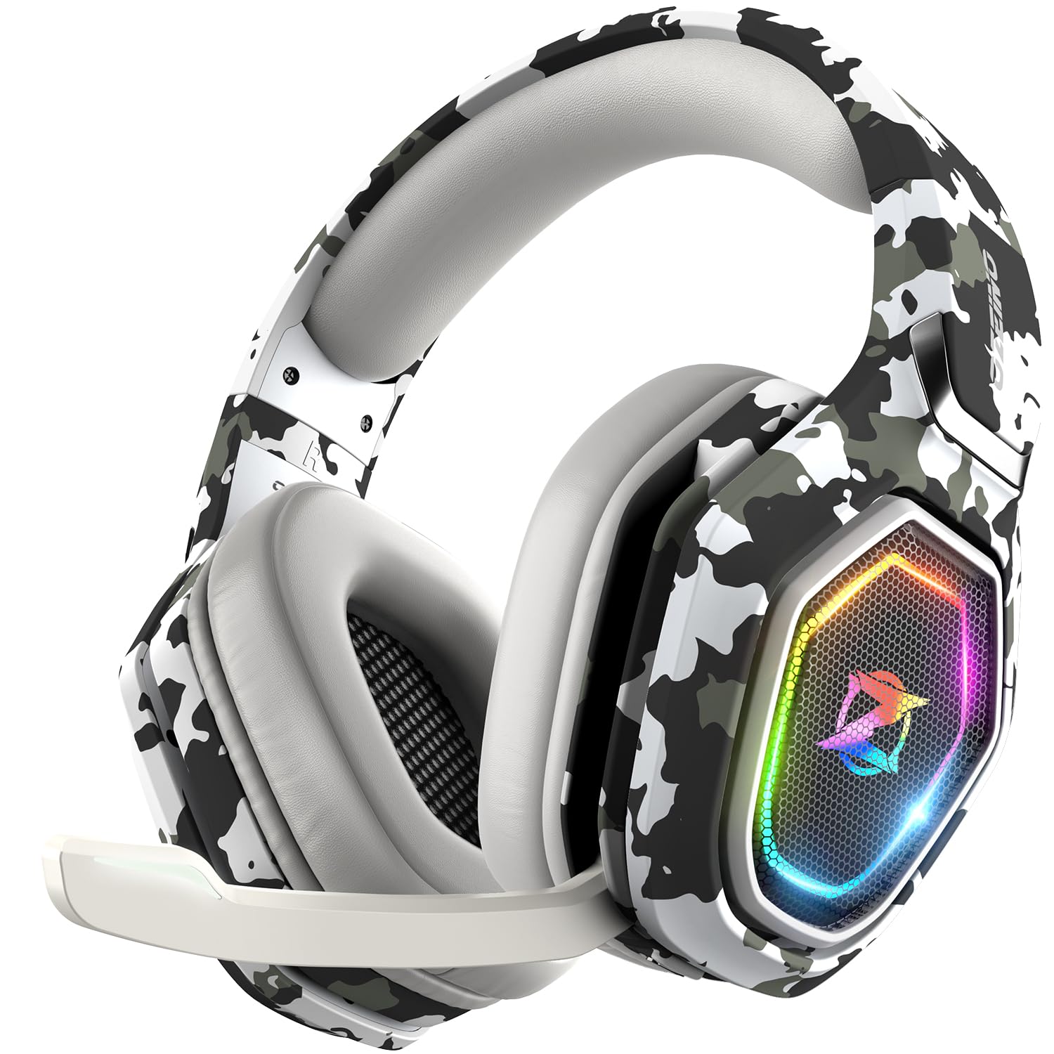 Ozeino 2.4GHz Wireless Gaming Headset for PC, Ps5, Ps4 - Lossless Audio USB & Type-C Ultra Stable Gaming Headphones with Flip Microphone, 40-Hr Battery Gamer Headset for Switch, Laptop, Mobile, Mac - Flex Gamingproduct_type