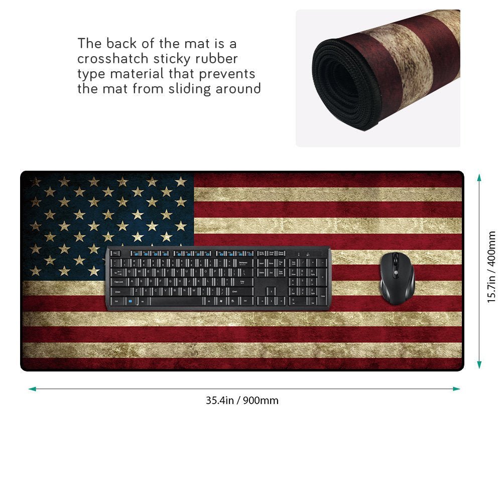 XXL Professional Large Mouse Pad & Computer Game Mouse Mat (35.4x15.7x0.1IN, Map) (90 * 40 Map) - Flex Gamingproduct_type