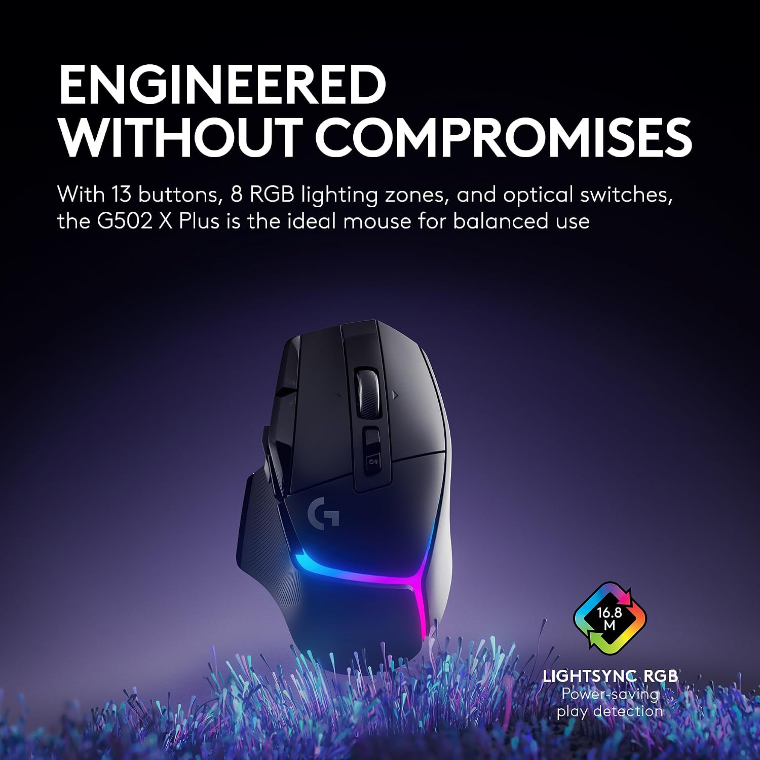 Logitech G502 X Plus Lightspeed Wireless Gaming Mouse + G733 Lightspeed Wireless Gaming Headset - Black - Flex Gamingproduct_type