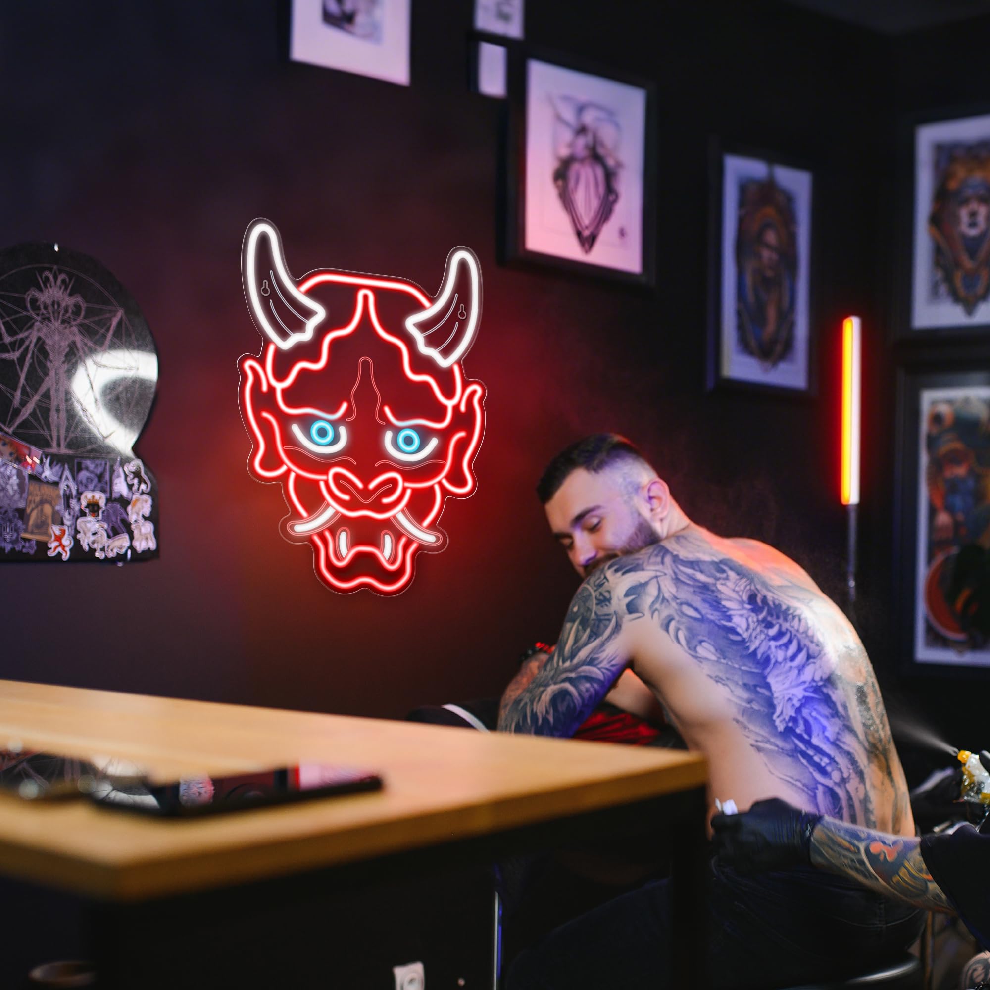 Kavaas Gamer Neon Sign, UV Printed Gaming Neon Sign for Gamer Room Decor - LED Video Game Neon Lights for Bedroom Boys, Gaming Wall decor - Best Gamer Gifts for Teenage Boys, Christmas - Flex Gamingproduct_type
