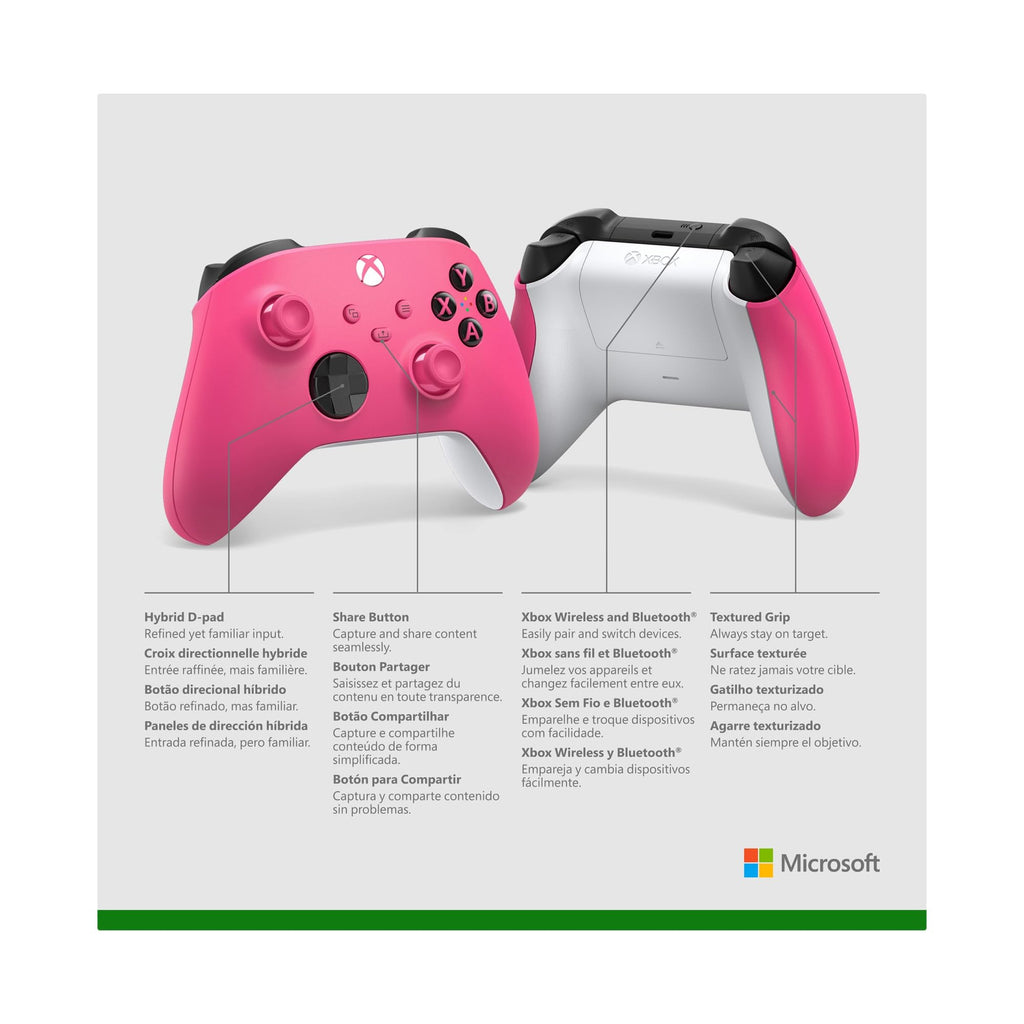 XBOX Wireless Gaming Controller | Pulse Red | Console, PC, & Cloud Devices | Textured Grip | Wireless, Bluetooth, USB-C Connectivity - Flex Gamingproduct_type