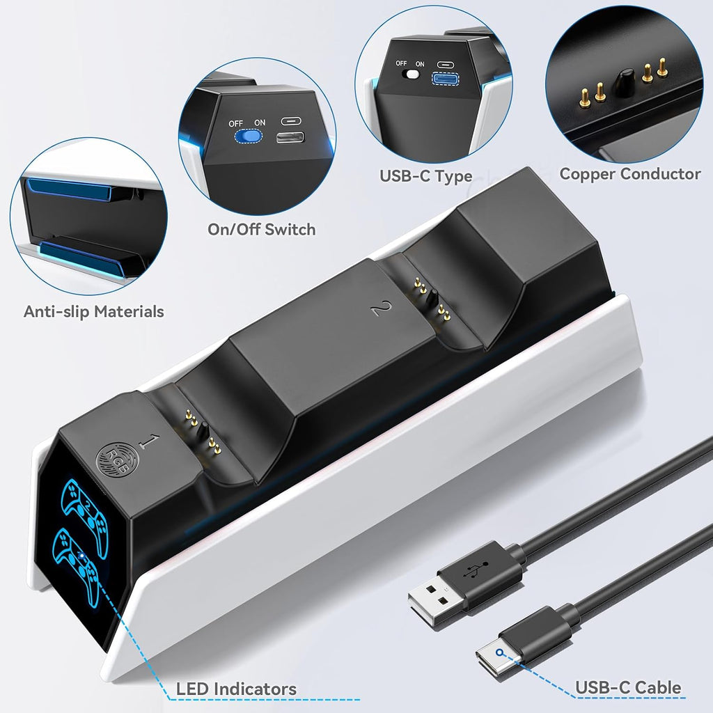 Effortless Charging with the Best PS5 Controller Charging Station - Flex Gamingproduct_type