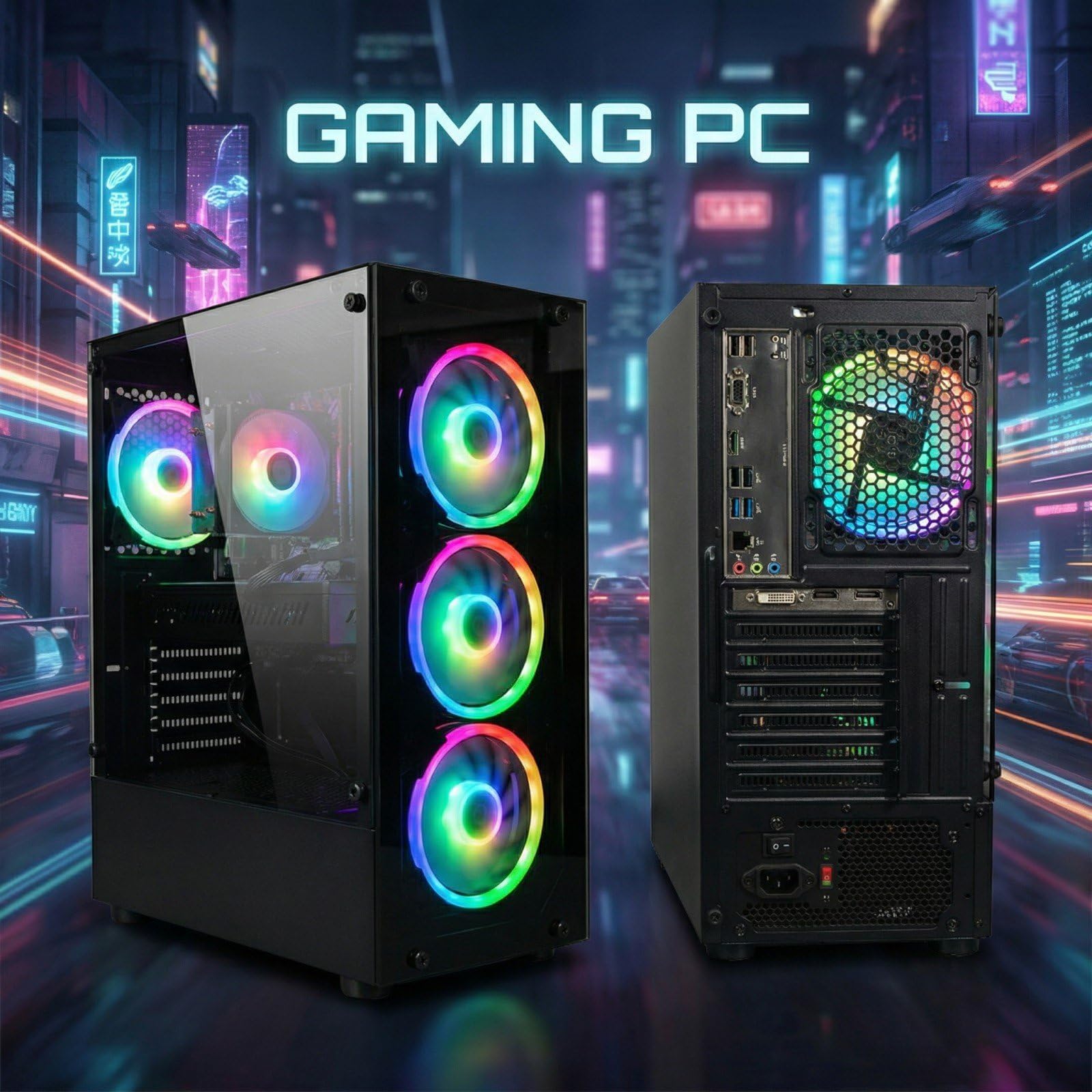STGAubron Gaming PC Computer Desktop, GeForce GTX 1660 Ti 6G, Intel Core I7 up to 3.9GHz, 16G RAM, 512G SSD, WiFi 6, BT 5.0, RGB Fan x 4, Windows 11 Home,White - Flex Gamingproduct_type