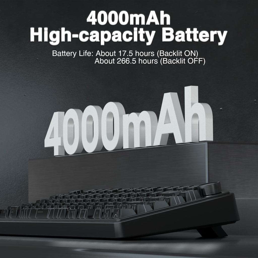 AULA F75 Pro Wireless Mechanical Keyboard,75% Hot Swappable Custom Keyboard with Knob,RGB Backlit,Pre-lubed Reaper Switches,Side Printed PBT Keycaps,2.4GHz/USB-C/BT5.0 Mechanical Gaming Keyboards - Flex Gamingproduct_type