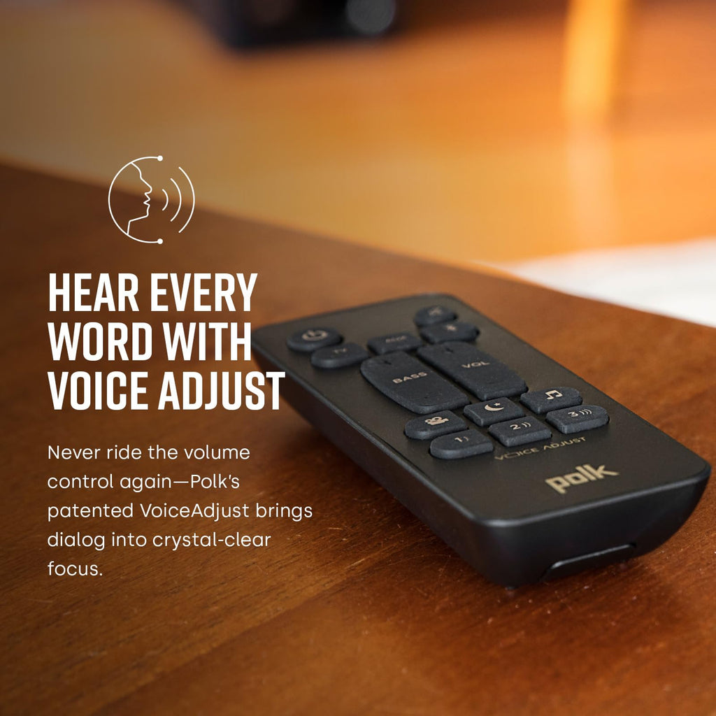 Polk Audio Signa S2 Sound Bar for Smart TV with Subwoofer, Wireless – Exclusive VoiceAdjust Technology, Ultra-Slim Design, Works with 4K & HD TVs, HDMI & Optical, Bluetooth, Wireless Streaming - Flex Gamingproduct_type