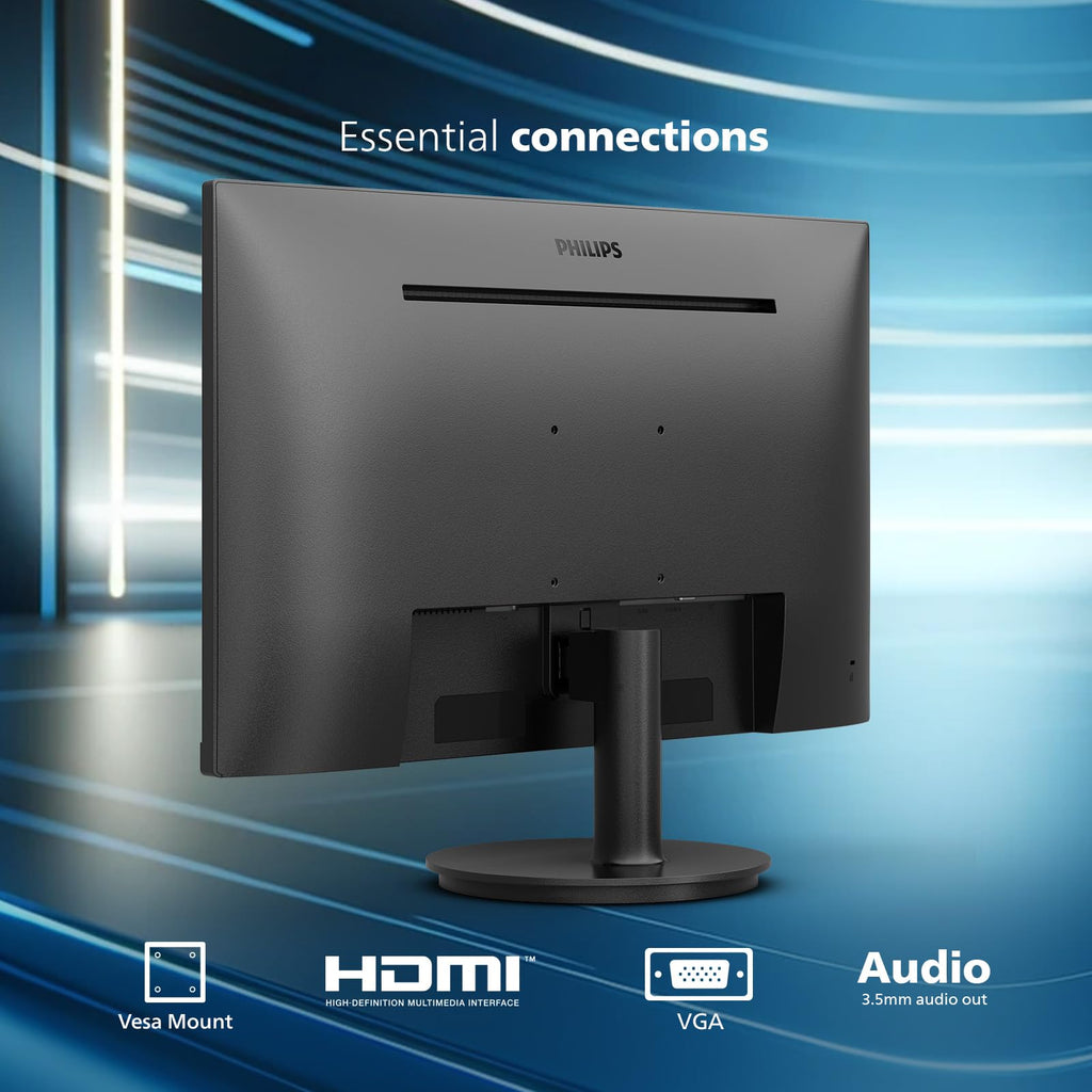 Philips 24 inch 100Hz Computer Monitor, Frameless Full HD (1920 x 1080), VESA, HDMI x1, VGA Port x1, Eye Care, 4 Year Advance Replacement Warranty, 241V8LB - Flex Gamingproduct_type