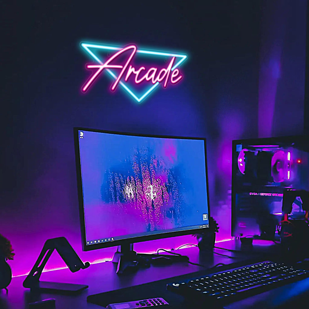 Kavaas Gamer Neon Sign, UV Printed Gaming Neon Sign for Gamer Room Decor - LED Video Game Neon Lights for Bedroom Boys, Gaming Wall decor - Best Gamer Gifts for Teenage Boys, Christmas - Flex Gamingproduct_type