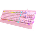TECKNET Wired Gaming Keyboard, USB Wired Computer Keyboard, 15-Zone RGB Illumination, IP32 Water Resistance, 25 Anti-ghosting Keys, All-Metal Panel (Whisper Quiet Design) - Flex Gamingproduct_type
