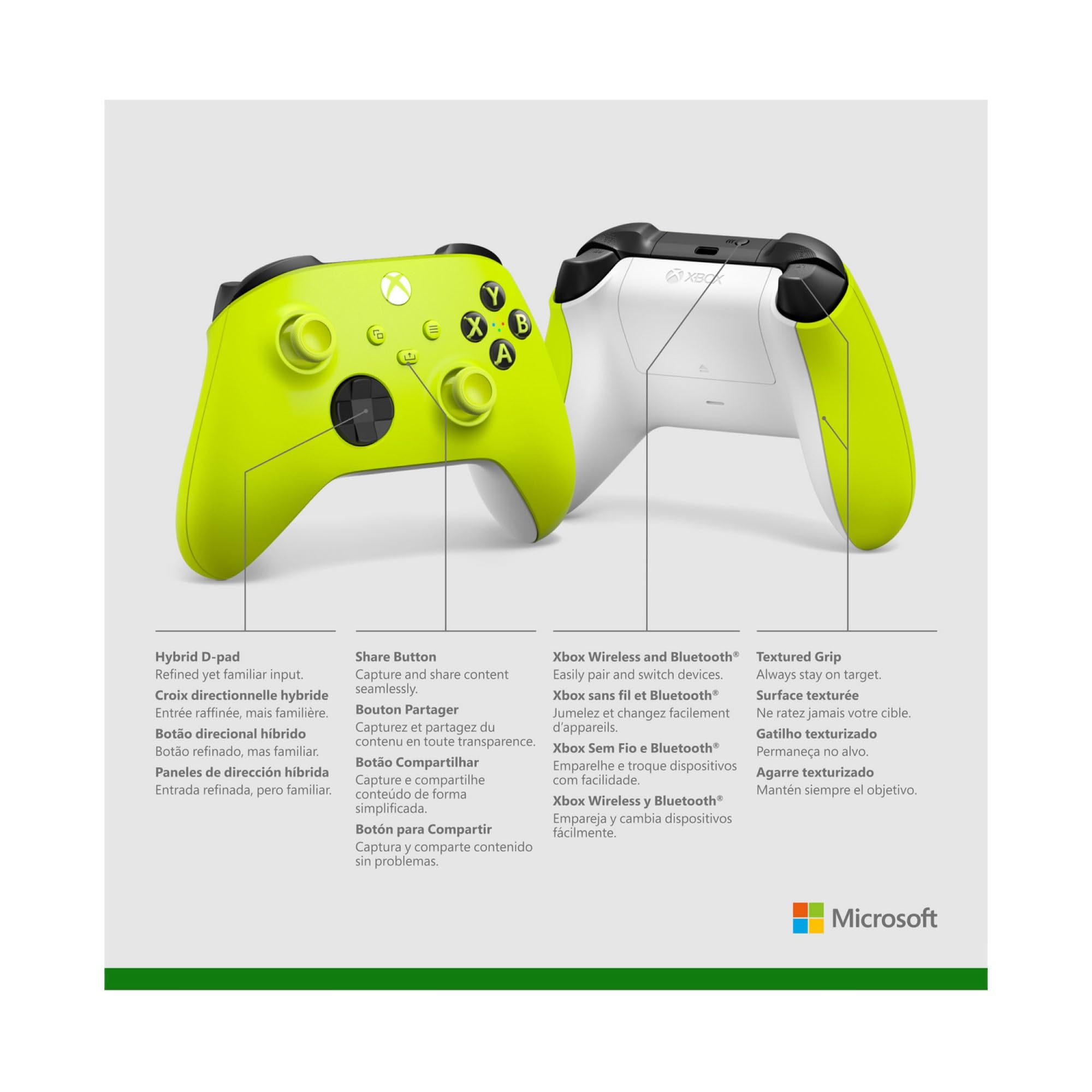 XBOX Wireless Gaming Controller | Pulse Red | Console, PC, & Cloud Devices | Textured Grip | Wireless, Bluetooth, USB-C Connectivity - Flex Gamingproduct_type