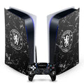 Black Marble Mixed Logo Matte Vinyl Faceplate Sticker Gaming Skin Case Cover Compatible with Sony Playstation 5 PS5 Disc Edition Console & DualSense Controller - Flex Gamingproduct_type