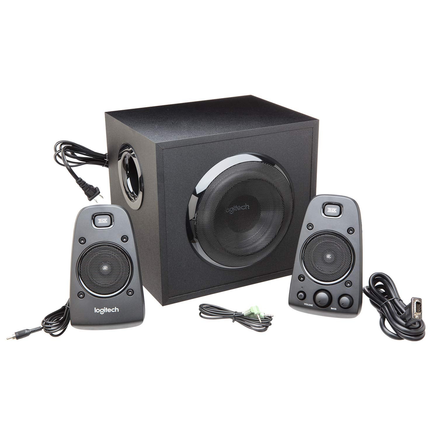 Logitech Z625 Powerful THX® Certified 2.1 Speaker System with Optical Input - Flex Gamingproduct_type