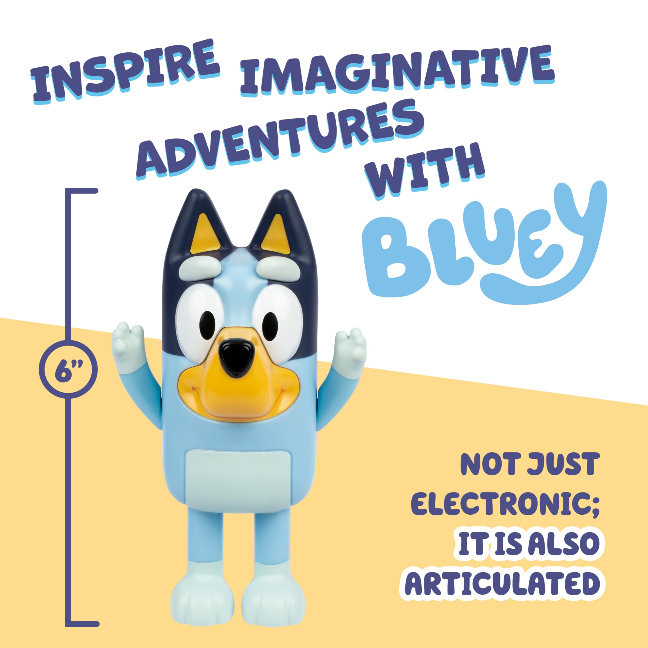 Bluey Game Hide and Seek Figure, Articulated, Musical Kids Figurines with Dance Mode, Interactive Play Toddler Figurine Toys for Ages 3+ - Flex Gamingproduct_type