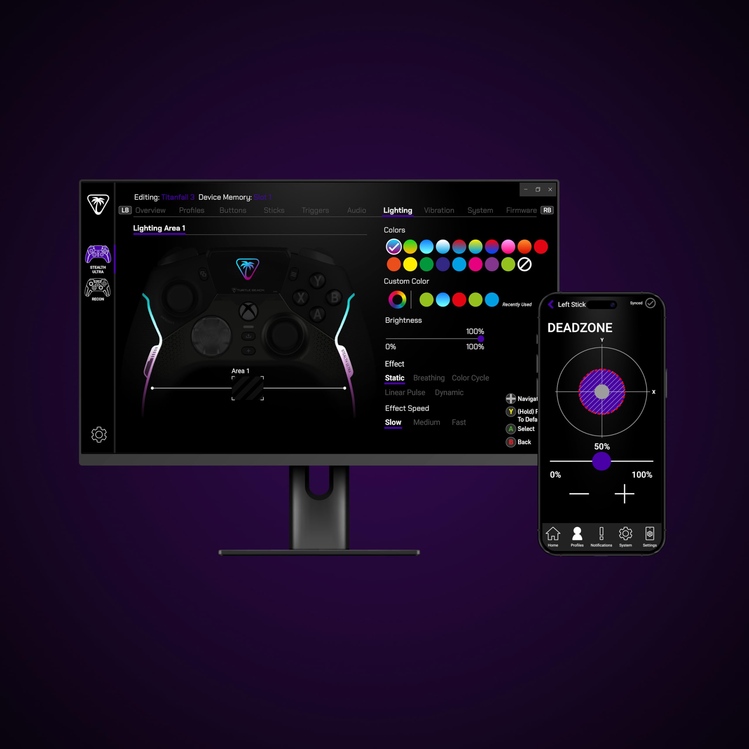 Turtle Beach Stealth Ultra Wireless RGB Gaming Controller, Xbox Series X|S | Also works with PC, Xbox One, Android, Bluetooth, Customizable Display Screen, Rapid Charging Dock, 30-Hr Battery, Black - Flex Gamingproduct_type
